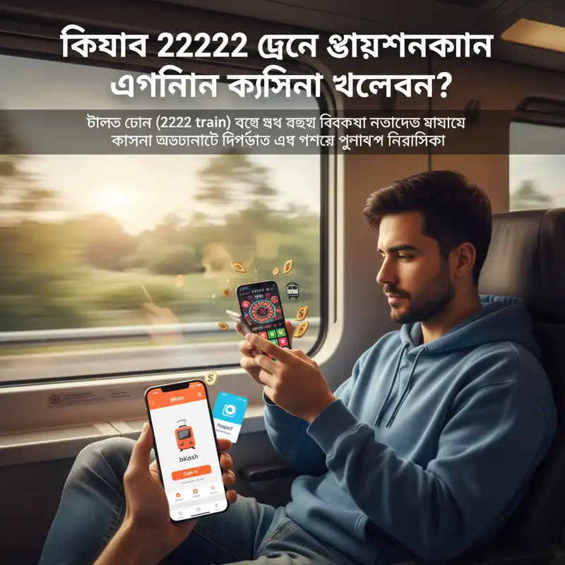 22222 train ভ্রমণকালীন অনলাইন ক্যাসিনো গেমিং